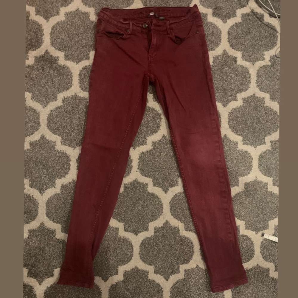 Maroon Pants
